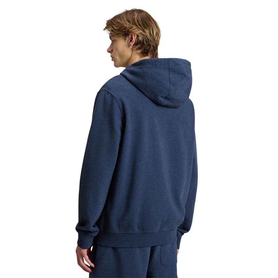 Felpa con cappuccio in puro cotone mouliné con zip da uomo Woolrich | CFWOSW02653989